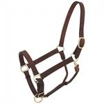 CHURCHILL LEATHER STABLE HALTER W/SNAP - PONY