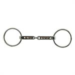 CORONET MCGINNIS ROLLER SINGLE JOINTED LOOSE RING SNAFFLE - 5 1/2^