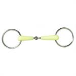 HAPPY MOUTH LOOSE RING JOINTED SNAFFLE BIT - 5.5^