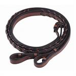 HDR ADVANTAGE 5/8^ LACED REINS - BROWN