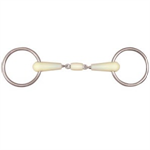 HAPPY MOUTH DOUBLE JOINTED LOOSE RING SNAFFLE BIT - 5.5^