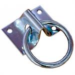 # 415 HITCHING RING WITH PLATE - ZINC PLATED