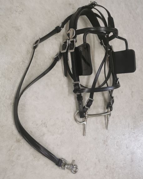 610 E&L BRAHMA WEB MINI-B SIDECHECK BRIDLE