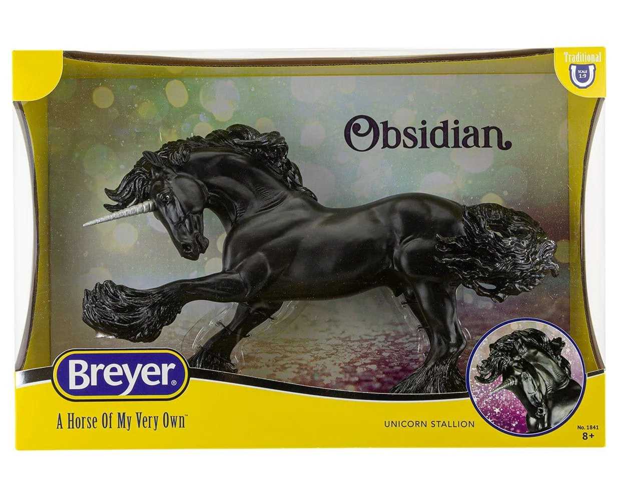 BREYER OBSIDIAN UNICORN