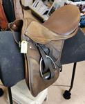 BROWN SCHLEESE SADDLE 17.5^