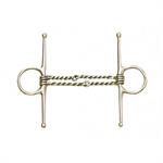CAVALIER DOUBLE TWISTED WIRE FULL CHEEK SNAFFLE - 4.5^