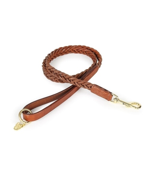 Braided 2025 leather leash