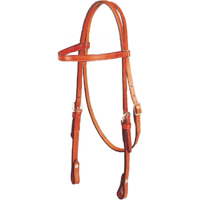 Weaver Back in Black Browband Headstall