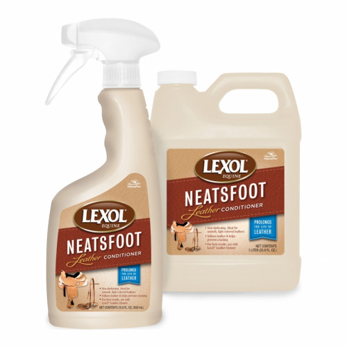 LEXOL LEATHER CONDITIONER W/NEATSFOOT OIL - 1 L