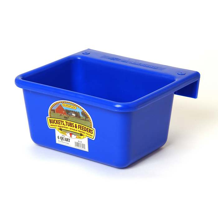 Allied Precision Heated Flatback Bucket, Blue, 10 qt