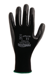 NITRILE FOAM COATED PALM & FINGERS GLOVES W/FINE NYLON LINER - SZ 10