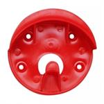 PLASTIC BRIDLE BRACKET - RED