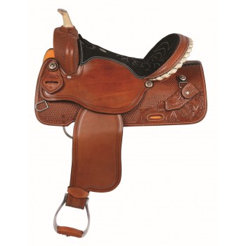 SIERRA ARGO BARREL SADDLE SOFT CHESTNUT 15