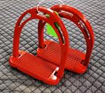 STIRRUPS ALUMINUM RED