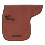 TOUGH 1 AIRFLOW SHOCK ABSORBER PVC AIR COMFORT AUSSIE SADDLE PAD - BROWN