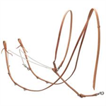 WEAVER HARNESS LEATHER SPLIT REIN GERMAN MARTNGALE