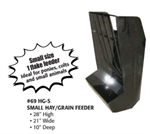 69HGS 21^ SMALL HAY/GRAIN FEEDER - BLACK