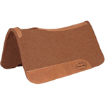 MUSTANG TAN 100% WOOL CONTOURED PAD 32^ X 32^ X 3/4^