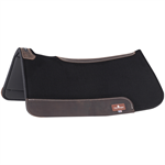 CLASSIC EQUINE CONTOURPEDIC SADDLE PAD BLACK - 30^ X 30^