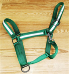 E&L XX-LARGE GREEN/WHITE HEAVY NYLON DRAFT HALTER 1 1/2^ XX-