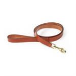 DIGBY & FOX 1^ FLAT LEATHER DOG LEAD - LARGE