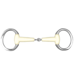 HAPPY MOUTH FLAT RING JOINTED EGGBUTT BIT 5^(12.5CM)