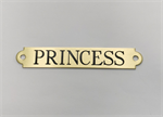 5-O HALTER PLATE BRASS - ENGRAVED 3/4^ x 4.5^