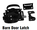 WHITCOMB BLACK DOOR LATCH