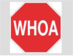 WHOA STOP SIGN