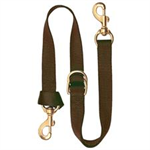 TIE DOWN NYLON DELUXE 1^ X 40^ - BRASS HARDWARE - BROWN