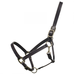 BROMONT LEATHER HALTER - BROWN - COB