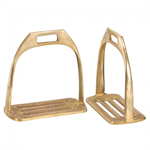 AUSTRALIAN OUTRIDER COLLECTION 4-BAR BRASS STIRRUP IRONS