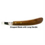 HALL DROP BLADE KNIFE, LONG LEFT HAND