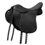 WINTECLITE WIDE ALL PURPOSE D'LUX HART SADDLE - BLACK - 44CM/17.5^