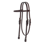 CIRCLE Y 5/8^ SHELL BROWBAND HEADSTALL - REGULAR OIL