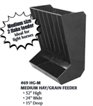 # 69HGM 24^ MEDIUM HAY/GRAIN FEEDER BLACK