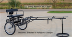 EZ ENTRY HORSE CART w/26^ AIR TIRE WHEELS