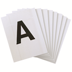 WALDHAUSEN HEAVY DUTY PLASTIC DRESSAGE LETTERS - SET OF 12