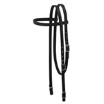 WEAVER HORSE NYLON HEADSTALL - BLACK