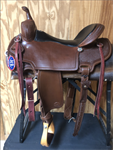 HR TRAIL SADDLE - 16^ - CHOCOLATE