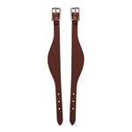 FLARED FENDER HOBBLES - BRIDLE LEATHER - DARK MAHOGANY