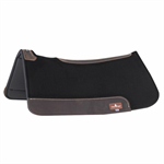 CLASSIC EQUINE CONTOURPEDIC SADDLE PAD - BLACK - 31^ X 32^