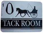 9^X12^ DRIVING TACK ROOM SIGN ALUM.