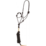 MUSTANG TRAINING HALTER W\HORSEMANSHIP LEAD