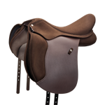 WINTEC 2000 WIDE ALL PURPOSE HART SADDLE - BROWN - 40CM/16^