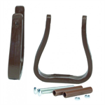 CONTEST STIRRUPS - BROWN