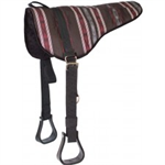 MUSTANG HERCULON BAREBACK PAD WITH STIRRUPS - LAS SIERRA