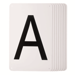 WALDHAUSEN HEAVY DUTY PLASTIC DRESSAGE LETTERS - SET OF 8