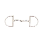 KORSTEEL STAINLESS STEEL HUNTER DEE RING SNAFFLE BIT 5^